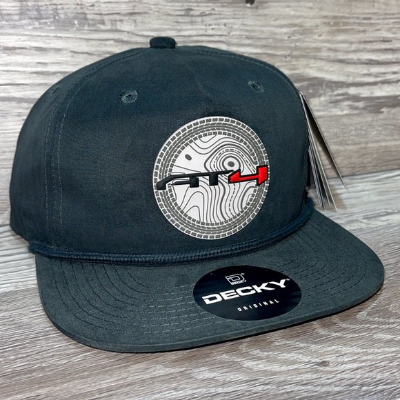 GMC AT4 Topo 3D Classic Rope Hat- Charcoal - Picture 2 of 4